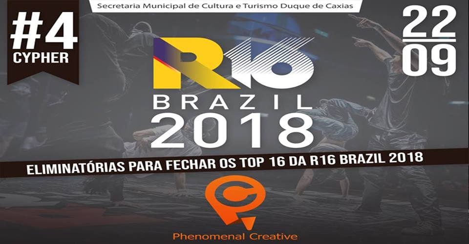R16 Brazil x Phenomenal Creative / Cypher Marron 2018 poster