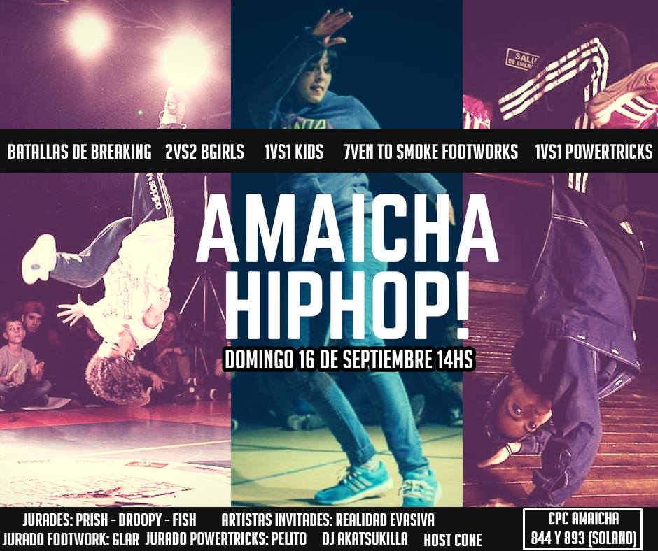 Amaicha Hip Hop 2018 poster