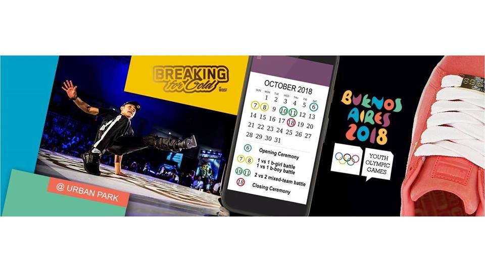 Breaking at the 2018 Youth Olympic Games poster