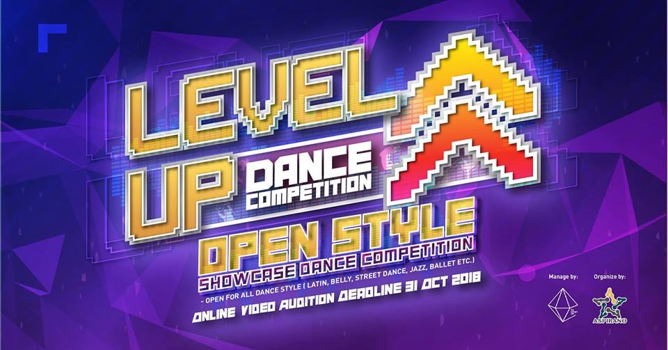 Level Up Dance Competition 2018 poster