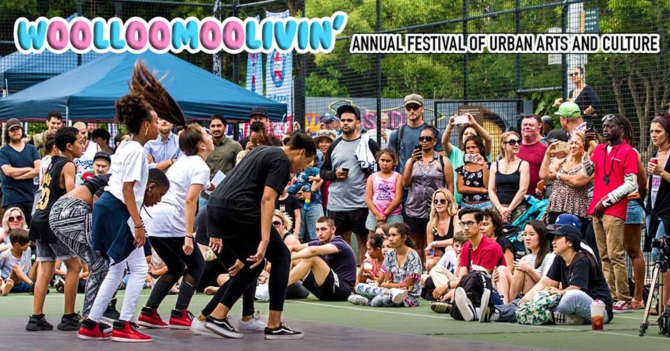 Woolloomoolivin' - Annual Festival of Urban Arts and Culture 2018 poster