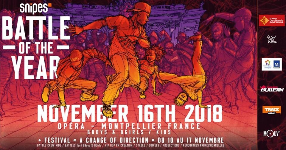 Snipes Battle Of The Year 1vs1 B-Boys & B-Girls & Kids Crews 2018 poster