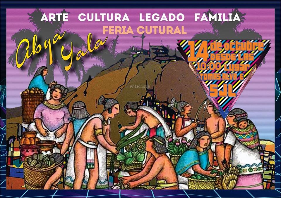 Feria Cultural Abya Yala 2018 poster