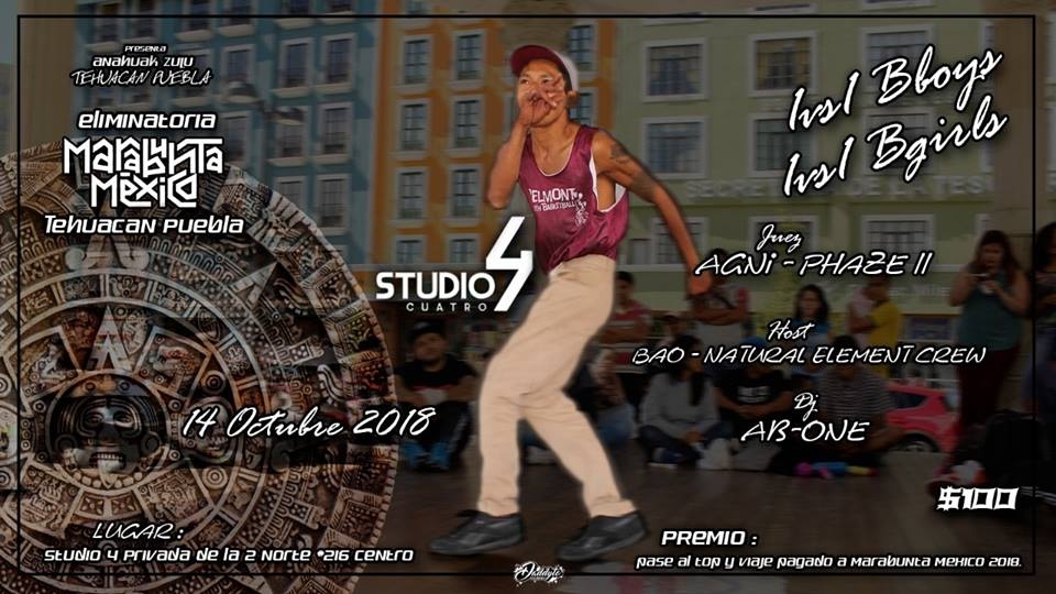 Eliminatoria Marabunta 2018 Tehuacan Puebla 2018 poster