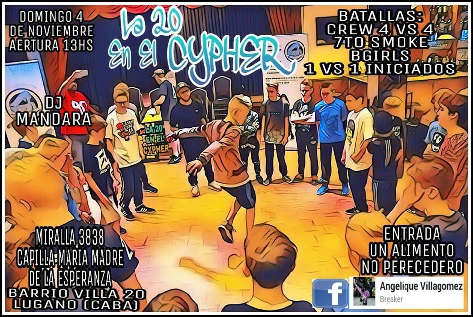 LA 20 EN EL Cypher 2018 poster