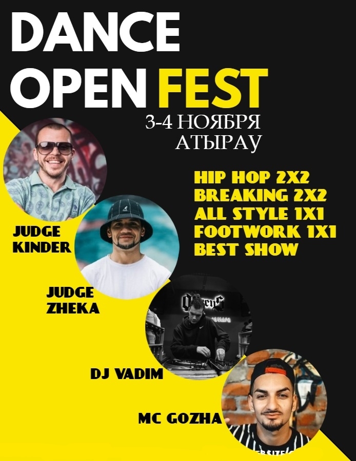 Dance Open Fest 2018 poster