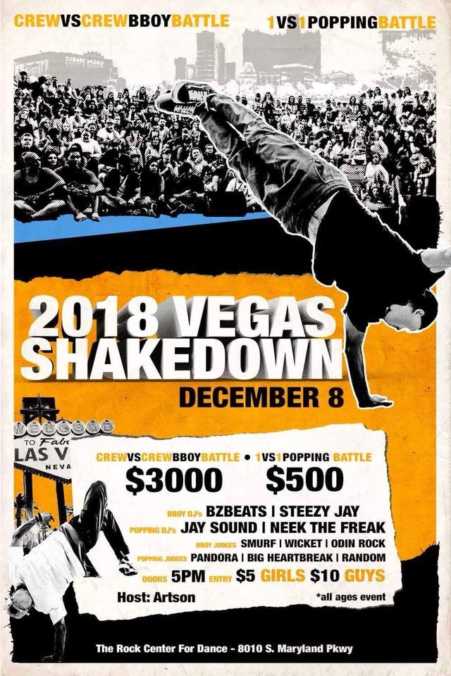 Vegas Shakedown 2018 poster