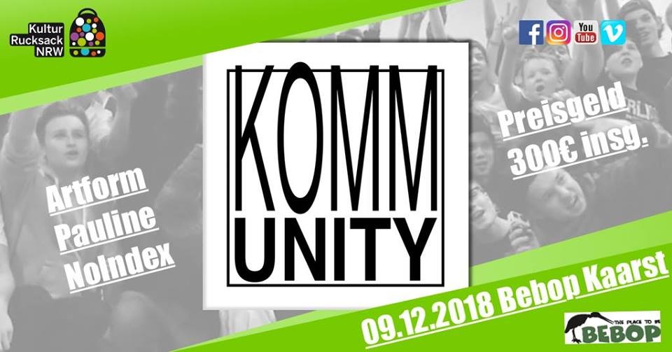KOMM-Unity Battle 2018 poster