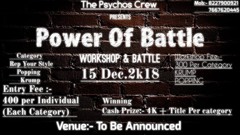 Power Of Battle 2018 poster