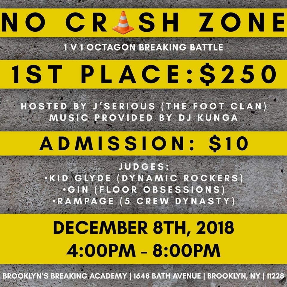 No Crash Zone 2018 poster