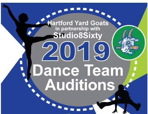 Yard Goats Dance Team Auditions 2018 poster