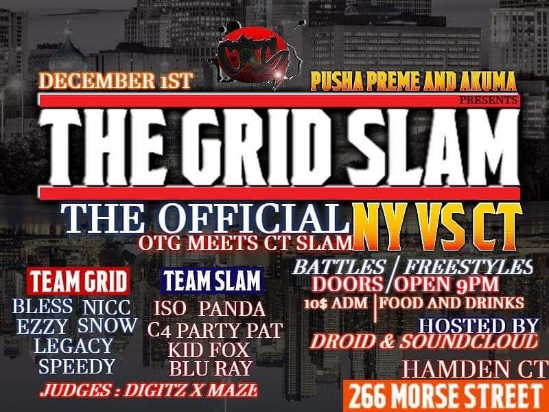 THE GRID SLAM 2018 poster