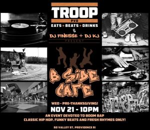 B-side Cafe w/ DJ Finesse and DJ KJ 2018