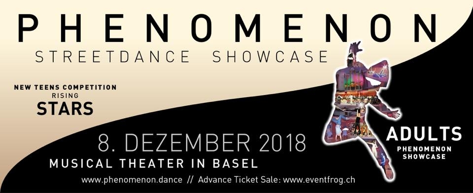 Phenomenon Streetdance Showcase 2018 poster