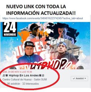 Hiphop en los Andes 2018