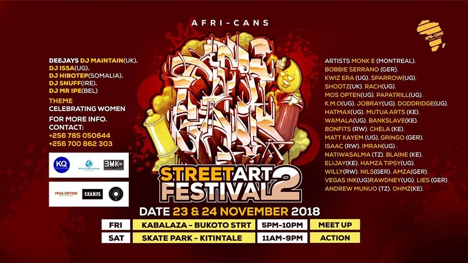Afri-cans Street Art Festival 2018 poster