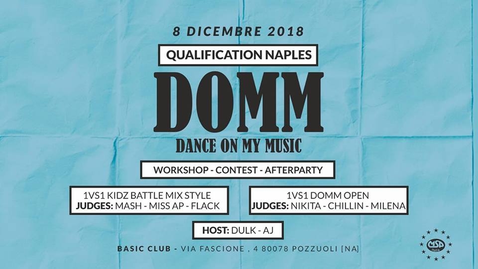 DOMM - Dance On My Music 2018 poster