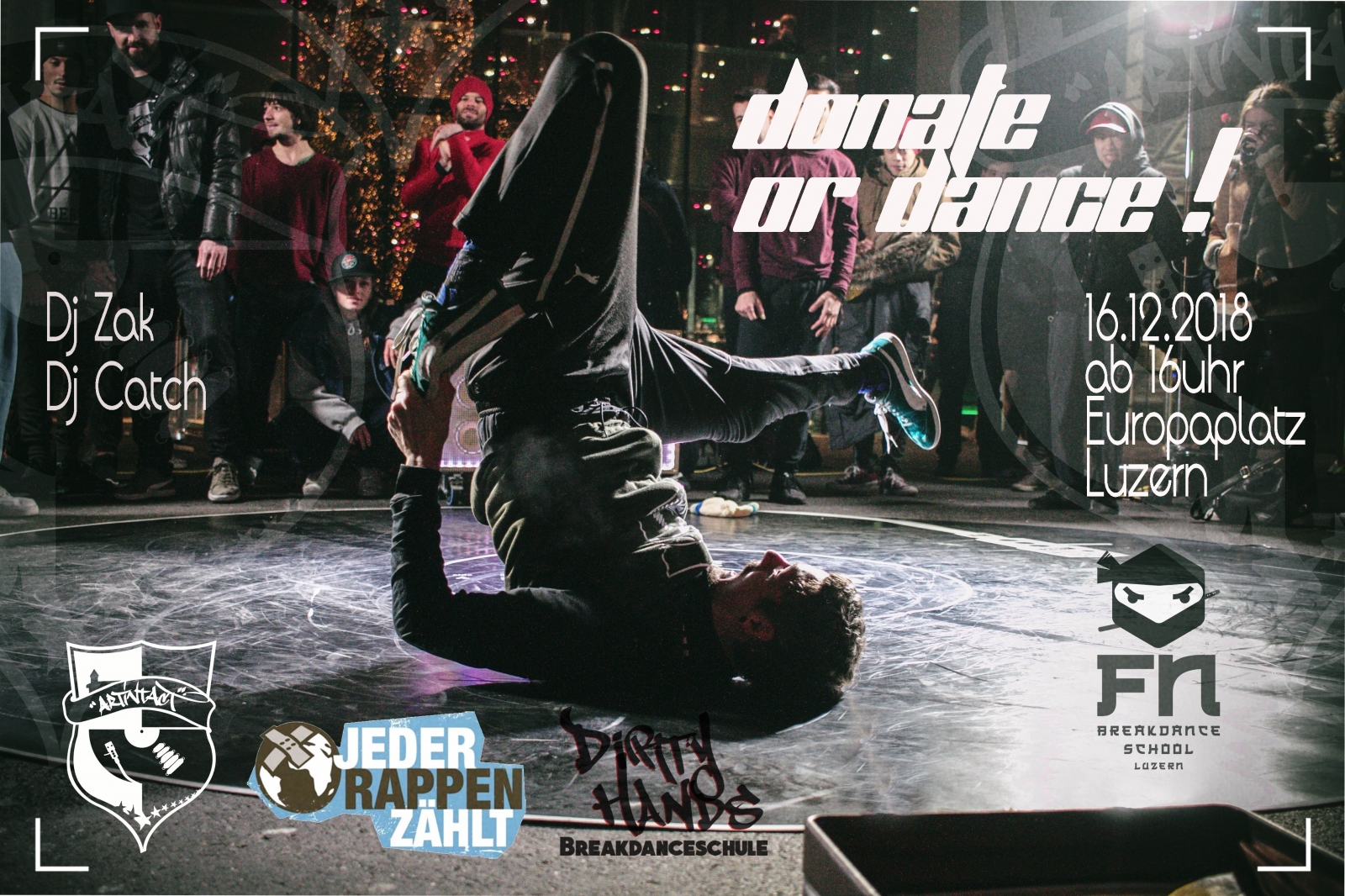 donate or dance!!! poster