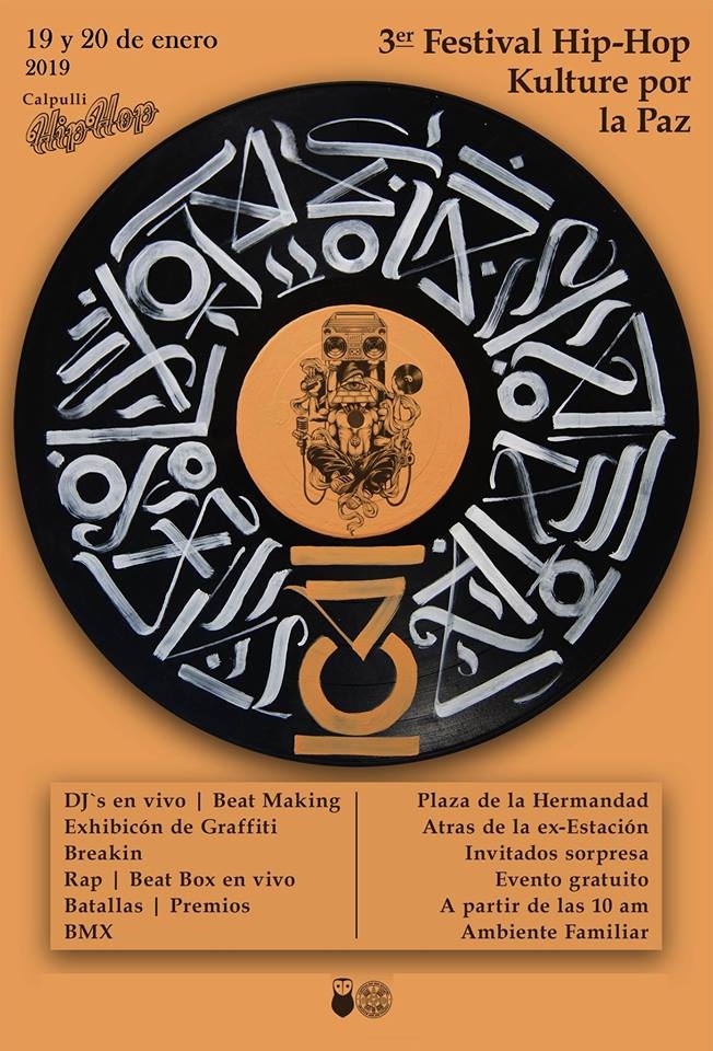 Festival HIP HOP Kulture Por La PAZ 3 poster