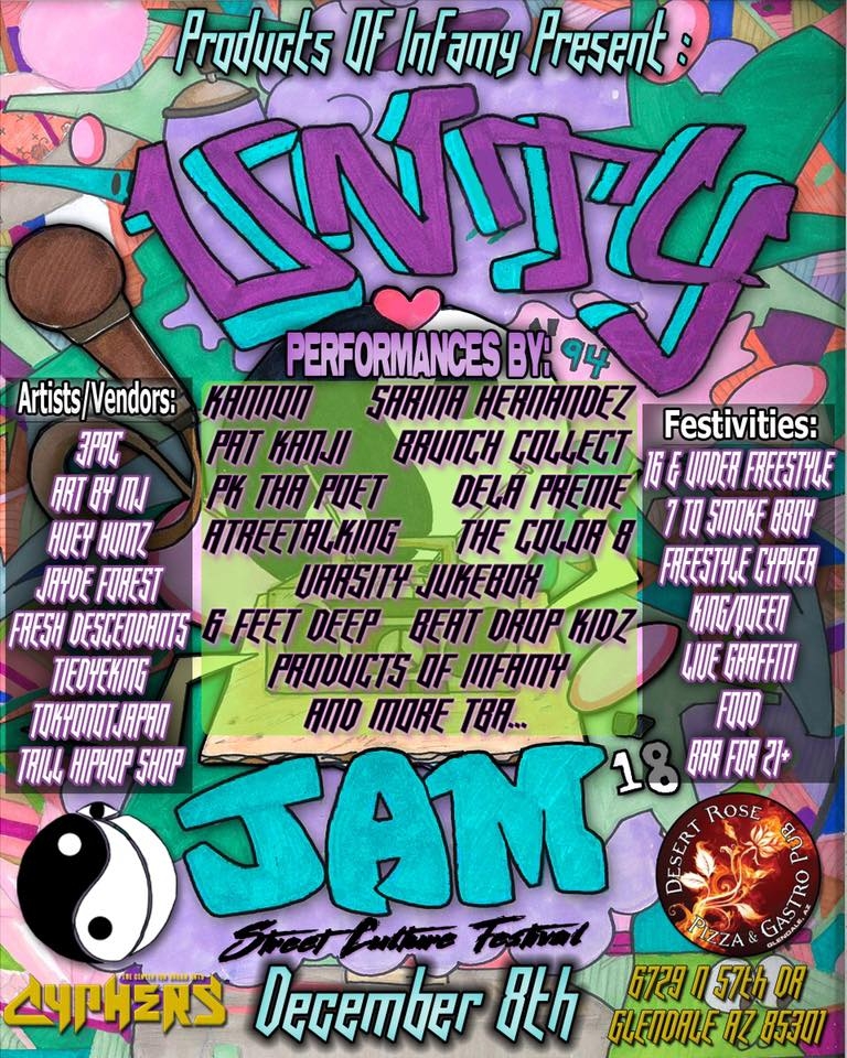 UNiTY JAM Street Culture Festival 2018 poster