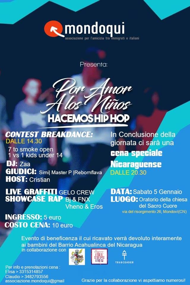 Per Amore Dei Bambini Facciamo HIP HOP 2019 poster