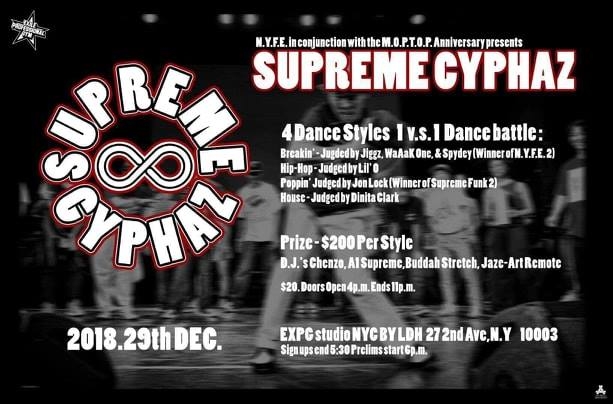 Supreme Cyphaz 2019 poster
