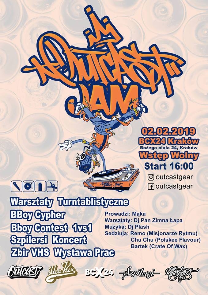 Outcast Jam 2019 poster