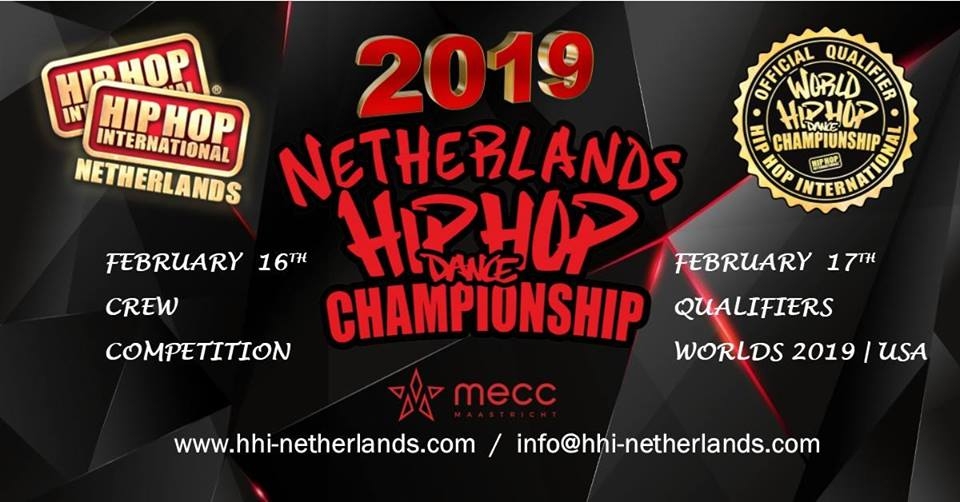Netherlands Hip Hop Dance Championship 2019 poster