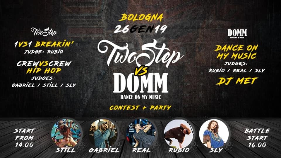 Two Step vs DOMM 2019 poster