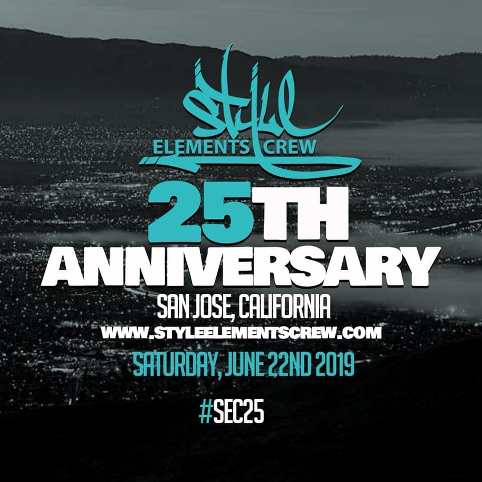 Style Elements Crew 25th Anniversary 2019 poster