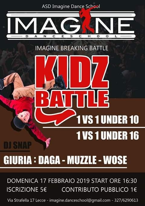 Imagine Kidz Battle 2019 poster