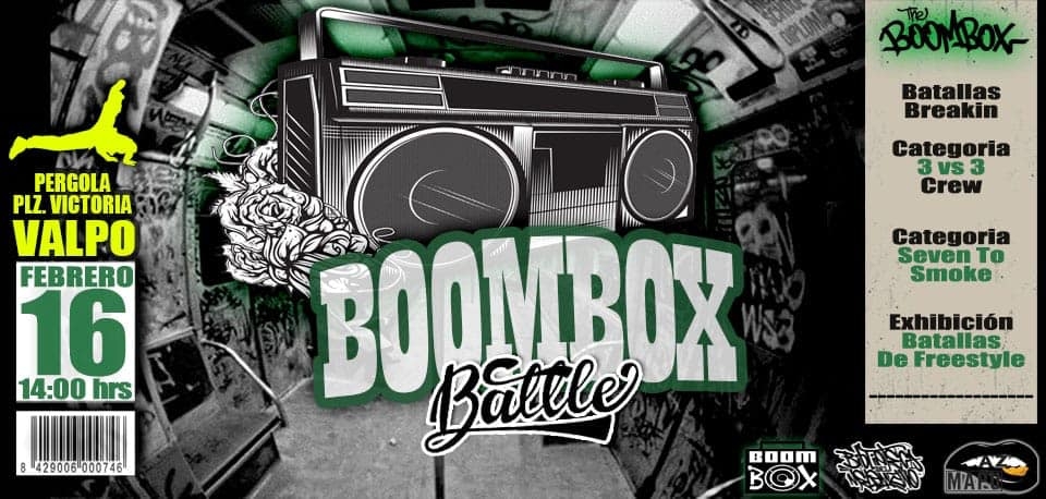 Boombox battles Valparaiso 2019 poster