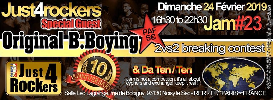 The Fabulous jam Just4rockers 10 2019 poster