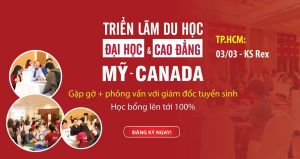 HCM: Triển Lãm Du Học Các Trường Đại học & Cao Đẳng Mỹ 2019