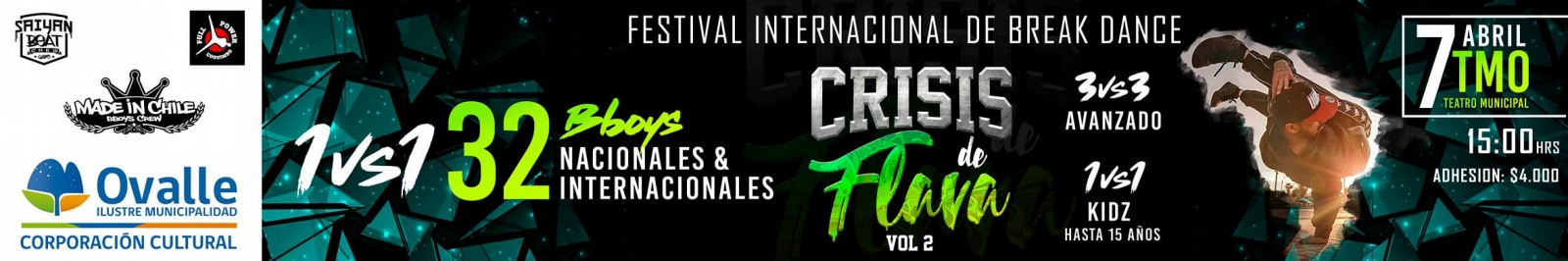 Festival Internacional De Breakin Crisis De Flava 3 poster