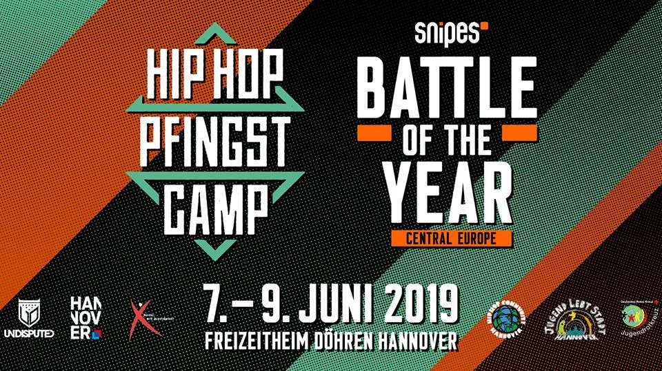 Snipes Battle Of The Year CE x Hip Hop Pfingstcamp 2019 poster