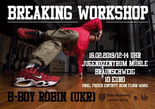 Breaking Workshop mit B-Boy Robin 2019 poster