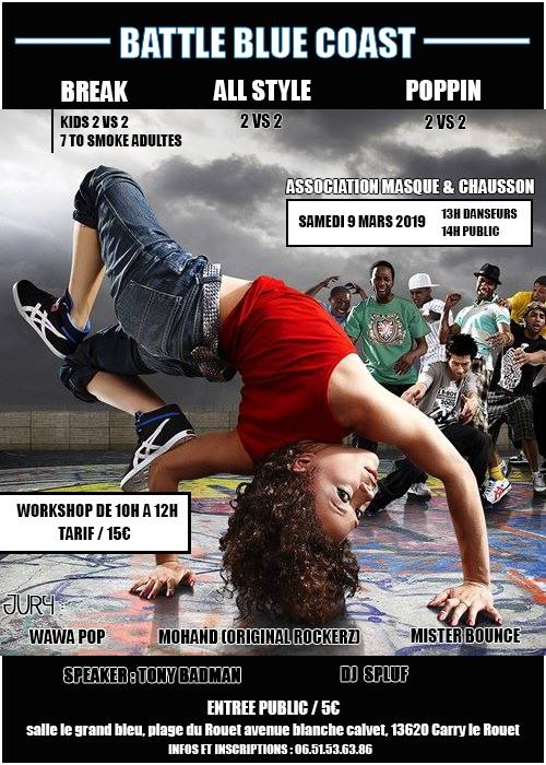 Battle BLUE COAST 2019 poster