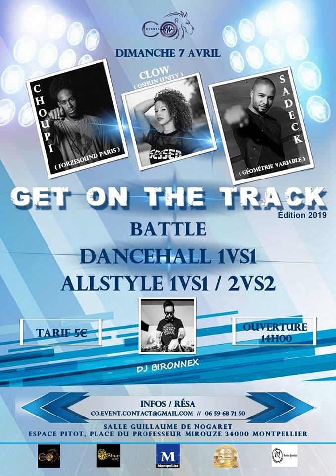 Battle GET on the TRACK 2019 poster