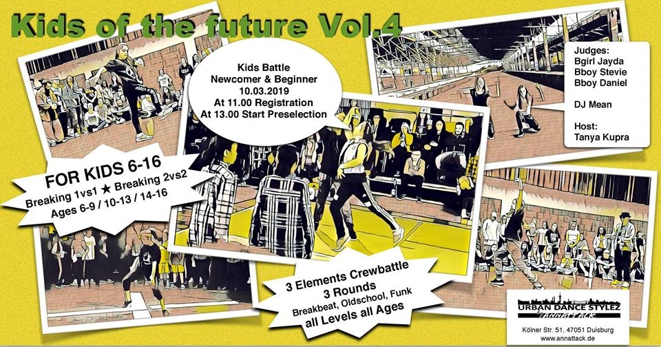 Kids of the Future Battle 2019 poster