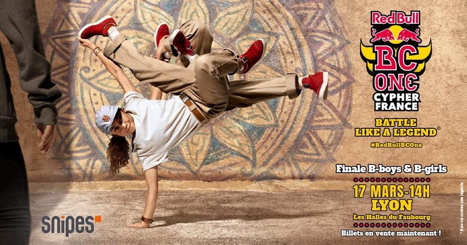 Red Bull BC One Cypher France 2019 poster