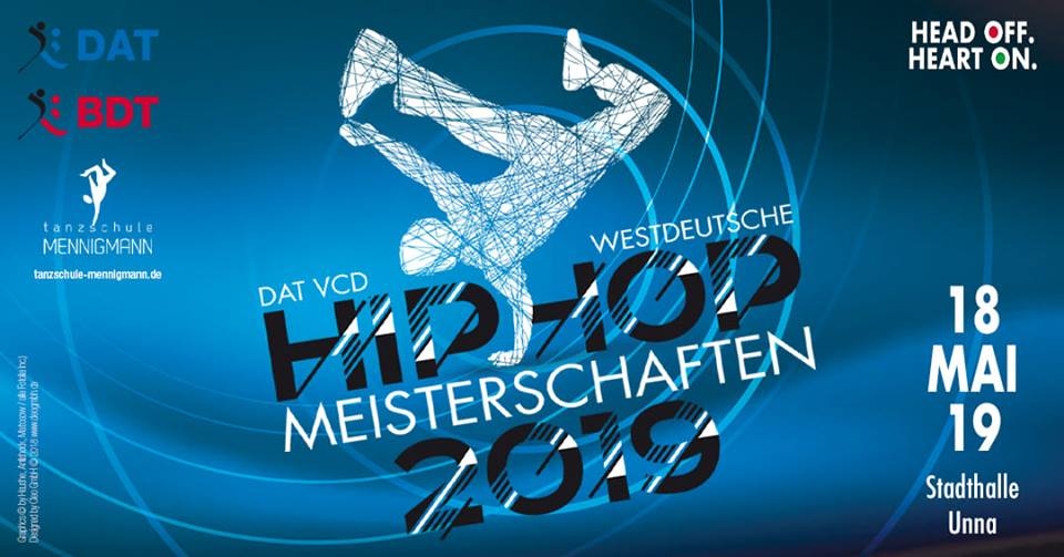 Westdeutsche DAT Meisterschaft VCD & Hip Hop 2019 poster