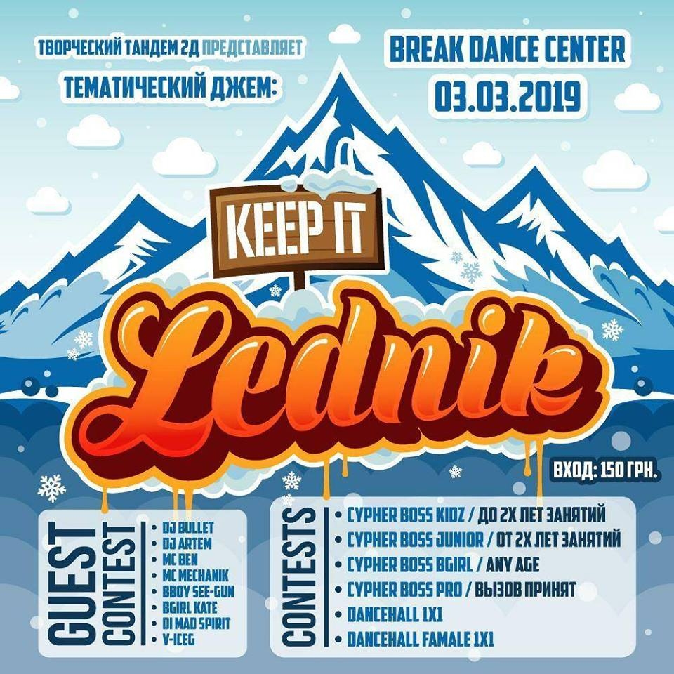 Keep it Lednik 2019 poster