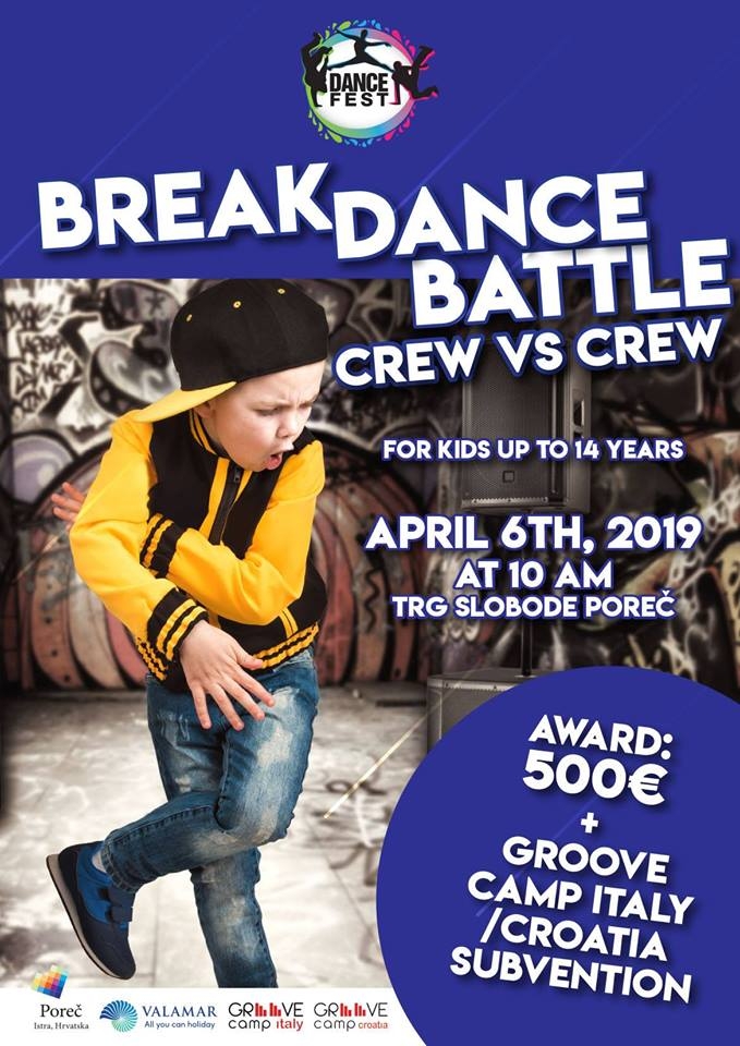 Break dance battle CREW VS CREW 2019 poster