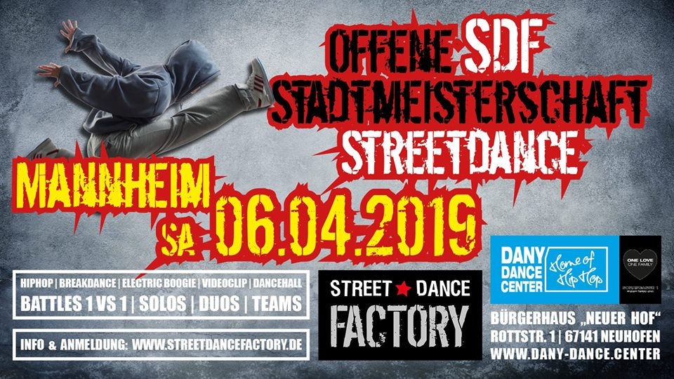 Offene SDF Stadtmeisterschaft Mannheim 2019 poster
