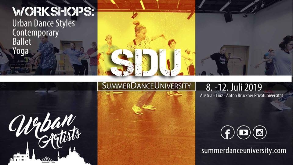 Summer Dance University 2019 poster