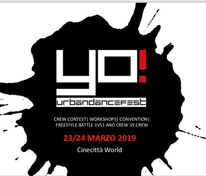 Yo! Urban Dance Fest 2019 poster