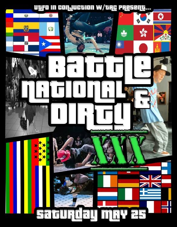 Battle National and the Dity 30's 2019 poster
