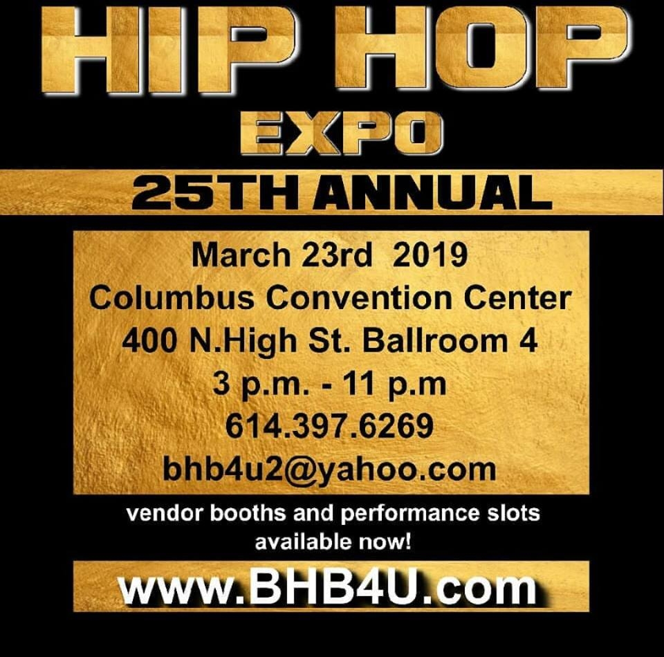 25th Annual HipHop Expo 2019 poster