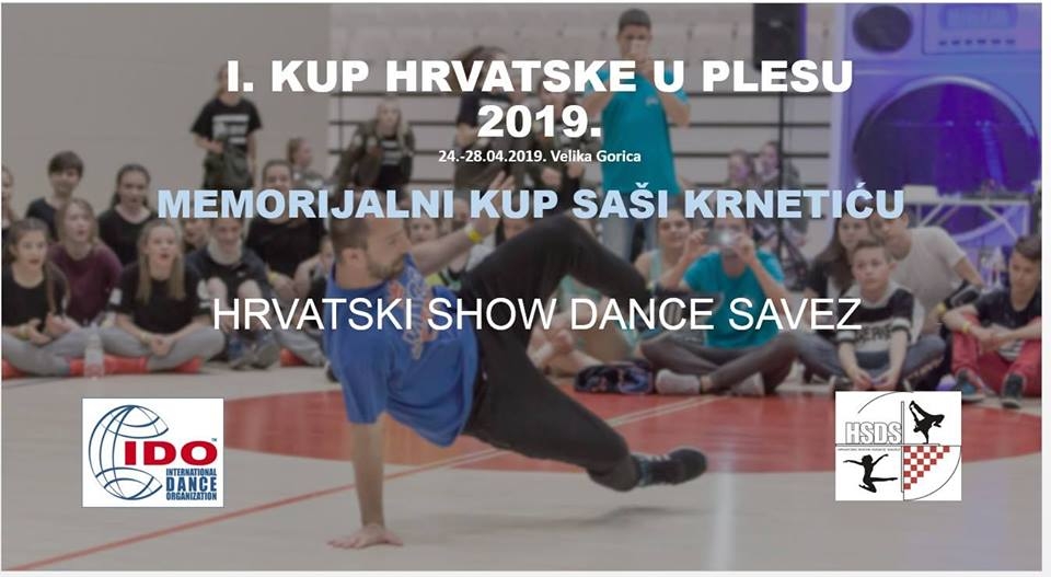 Kup Hrvatske u urbanim, umjetničkim i parovnim plesovima 2019 poster